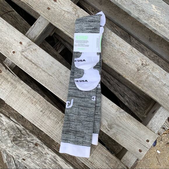 Pro Compression Over The Calf gray tall socks - Picture 2 of 4